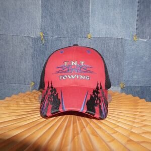 OSFA-Vintage Y2K TNT towing tribal trucker embroider 00s hat